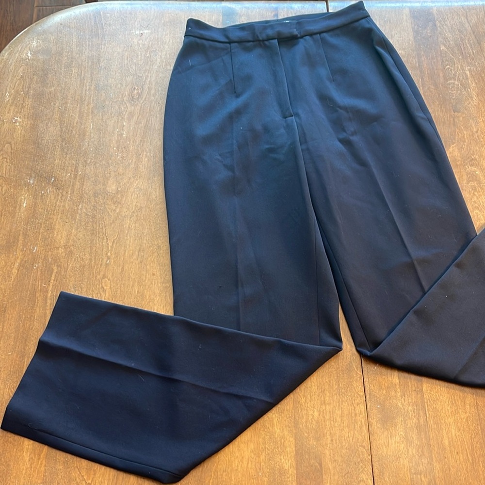 🌸Holt Renfrew straight leg navy dress pants